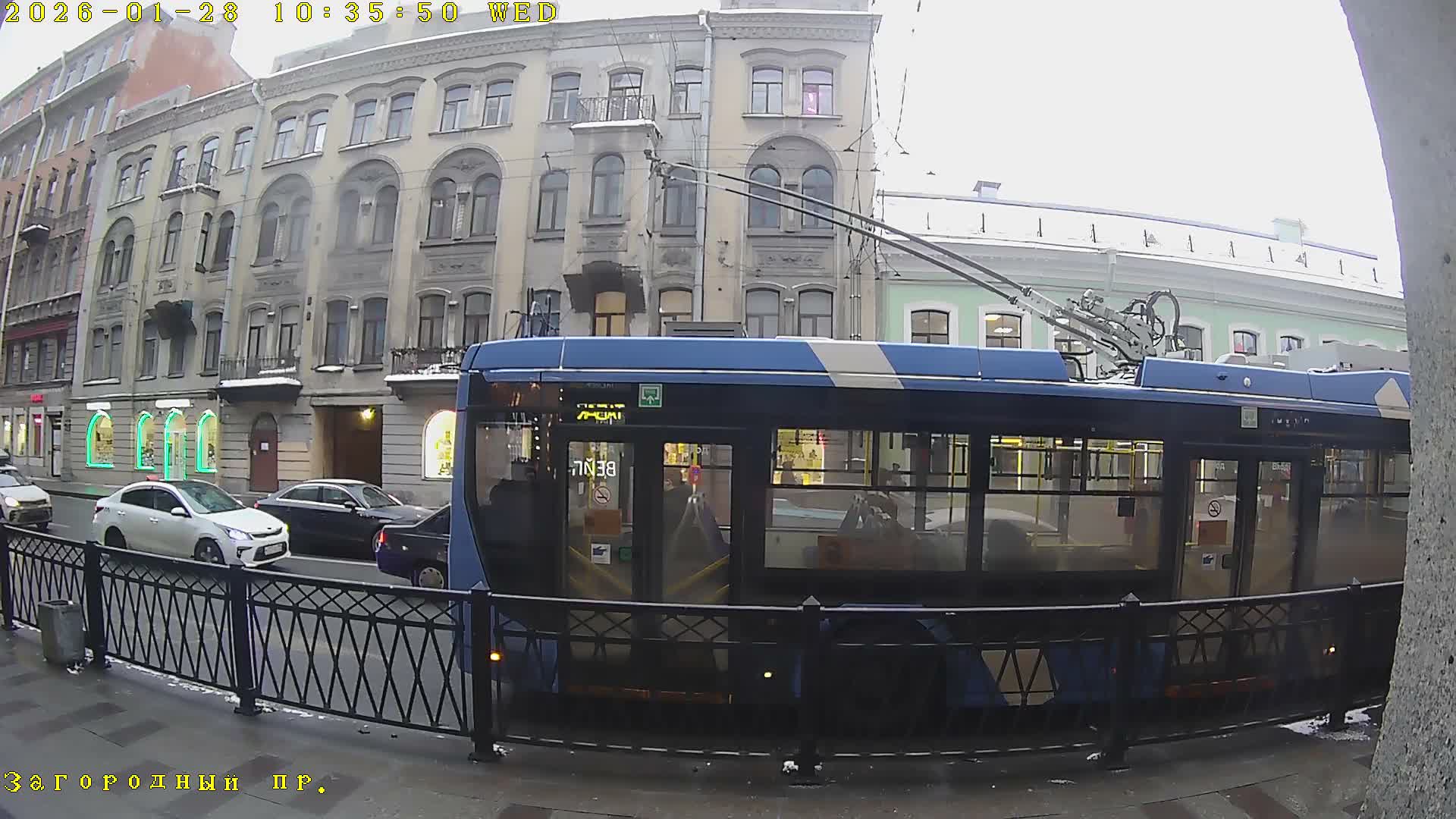 St. Petersburg, Zagorodny Avenue (Zagorodny Prospekt) Live Cam - Vladimirsky, Tsentralny, Saint Petersburg, Northwestern (Severo-Zapadnyy), Russia