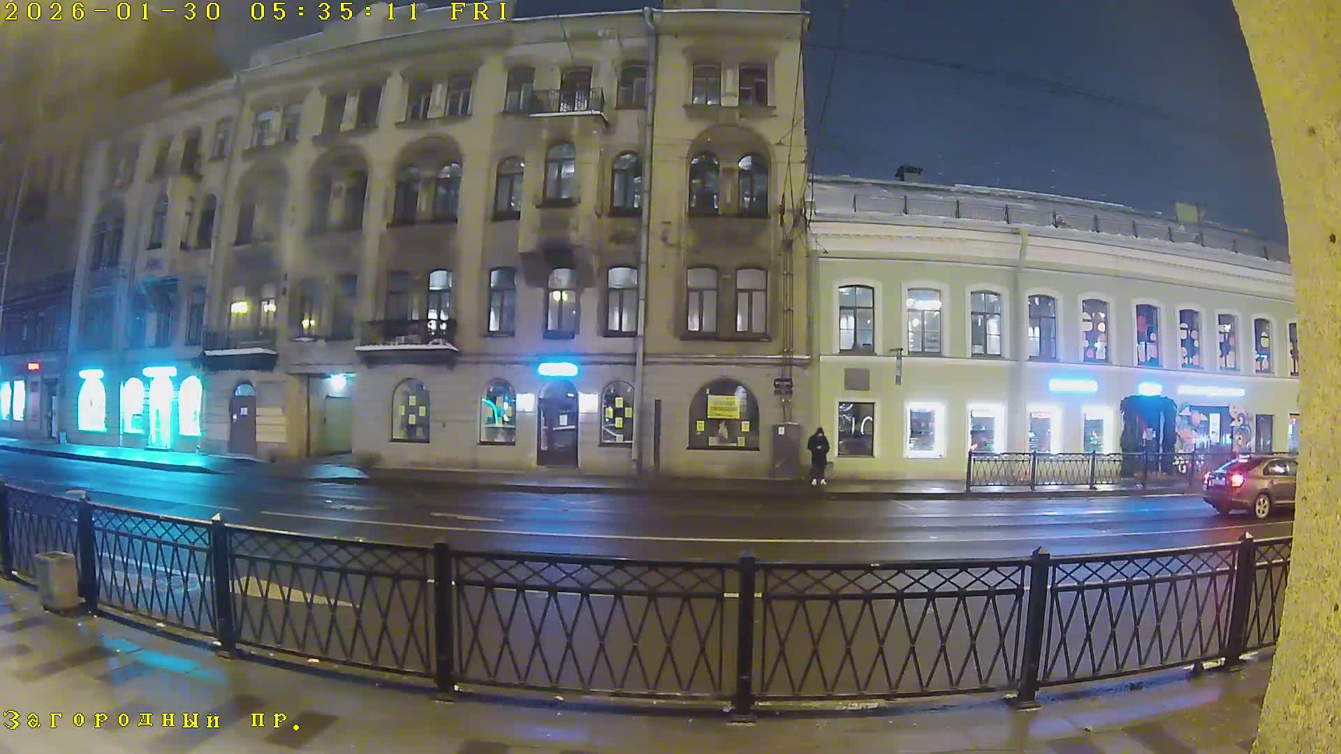 St. Petersburg, Zagorodny Avenue (Zagorodny Prospekt) Live Cam - Vladimirsky, Tsentralny, Saint Petersburg, Northwestern (Severo-Zapadnyy), Russia