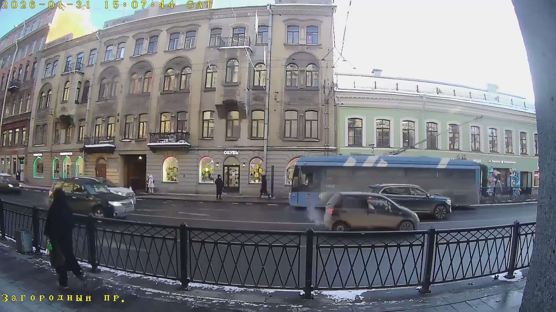 St. Petersburg, Zagorodny Avenue (Zagorodny Prospekt) Live Cam - Vladimirsky, Tsentralny, Saint Petersburg, Northwestern (Severo-Zapadnyy), Russia