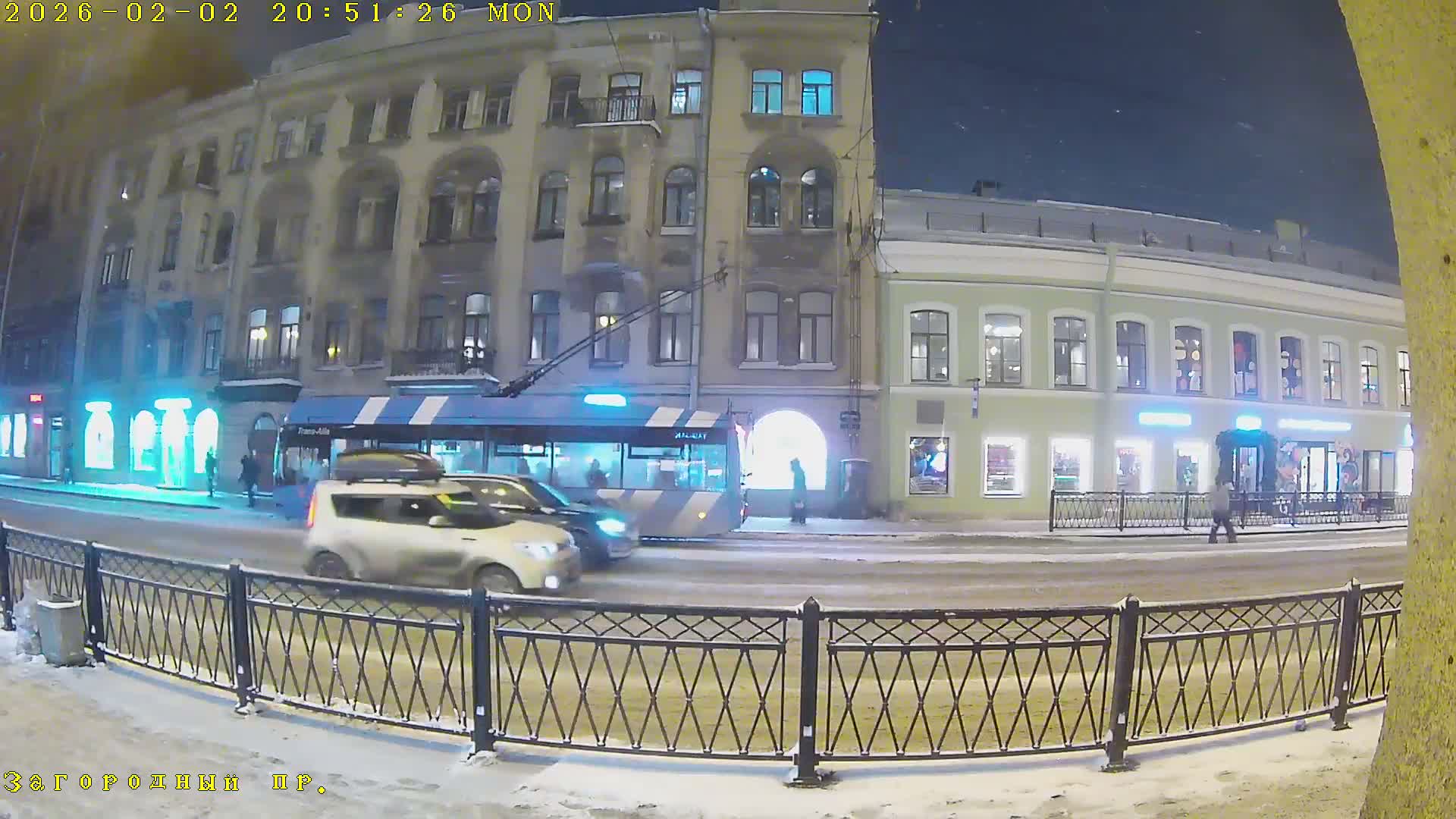 St. Petersburg, Zagorodny Avenue (Zagorodny Prospekt) Live Cam - Vladimirsky, Tsentralny, Saint Petersburg, Northwestern (Severo-Zapadnyy), Russia