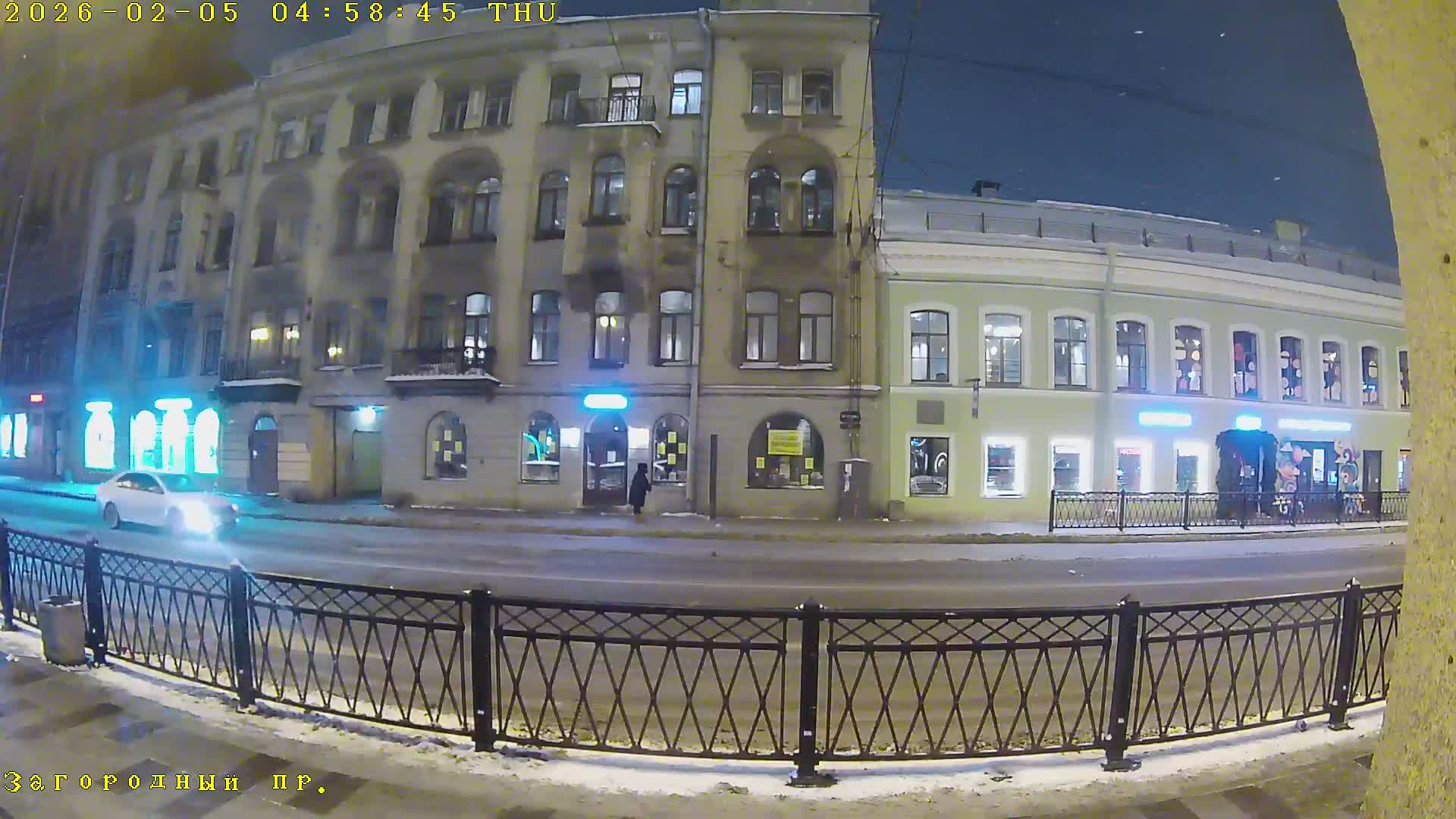 St. Petersburg, Zagorodny Avenue (Zagorodny Prospekt) Live Cam - Vladimirsky, Tsentralny, Saint Petersburg, Northwestern (Severo-Zapadnyy), Russia