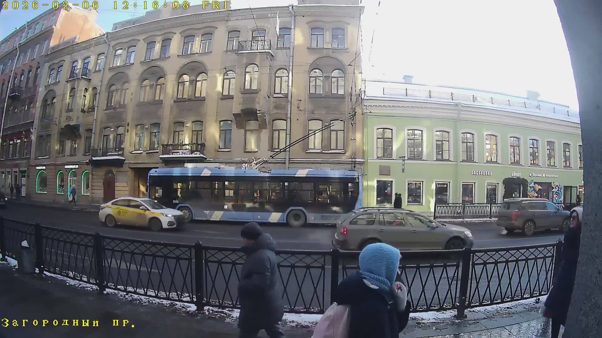 St. Petersburg, Zagorodny Avenue (Zagorodny Prospekt) Live Cam - Vladimirsky, Tsentralny, Saint Petersburg, Northwestern (Severo-Zapadnyy), Russia