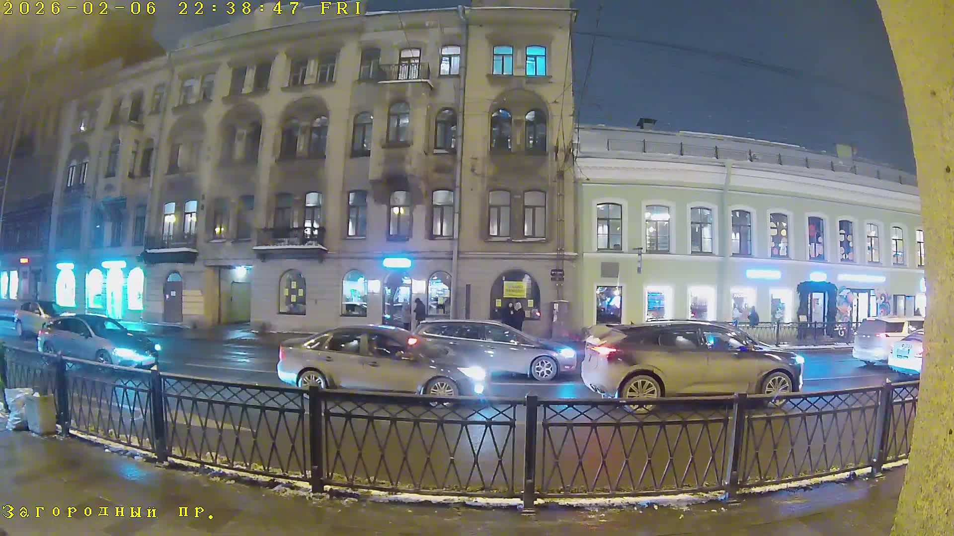 St. Petersburg, Zagorodny Avenue (Zagorodny Prospekt) Live Cam - Vladimirsky, Tsentralny, Saint Petersburg, Northwestern (Severo-Zapadnyy), Russia