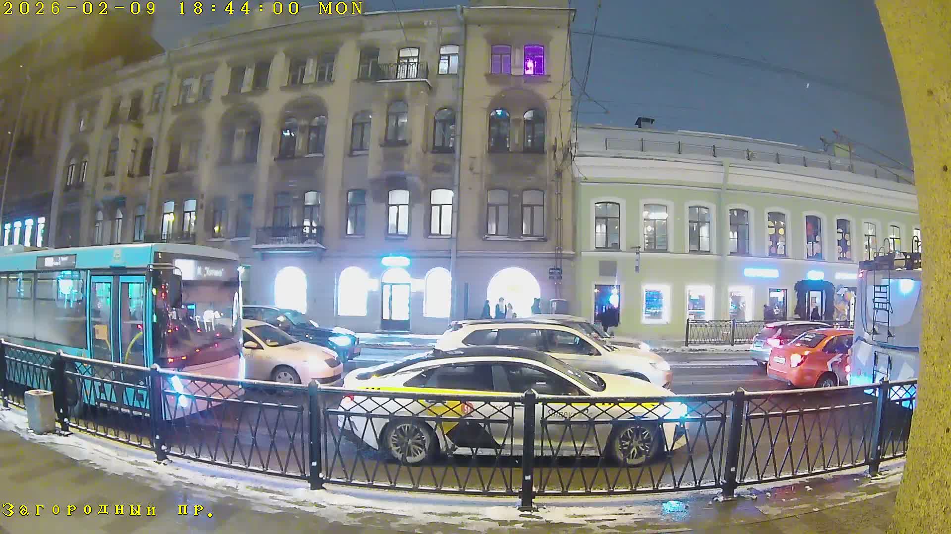 St. Petersburg, Zagorodny Avenue (Zagorodny Prospekt) Live Cam - Vladimirsky, Tsentralny, Saint Petersburg, Northwestern (Severo-Zapadnyy), Russia