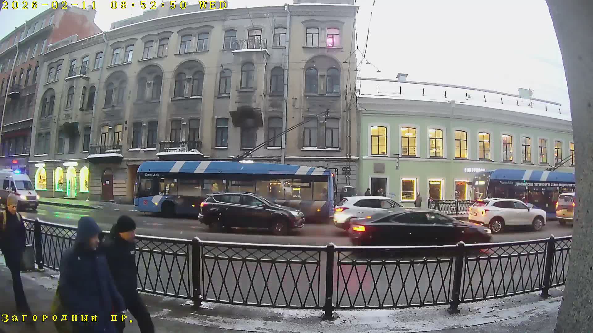 St. Petersburg, Zagorodny Avenue (Zagorodny Prospekt) Live Cam - Vladimirsky, Tsentralny, Saint Petersburg, Northwestern (Severo-Zapadnyy), Russia