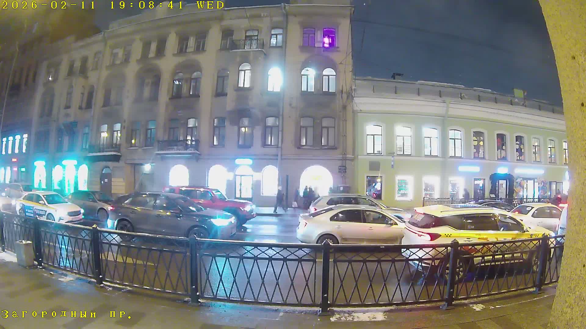 St. Petersburg, Zagorodny Avenue (Zagorodny Prospekt) Live Cam - Vladimirsky, Tsentralny, Saint Petersburg, Northwestern (Severo-Zapadnyy), Russia