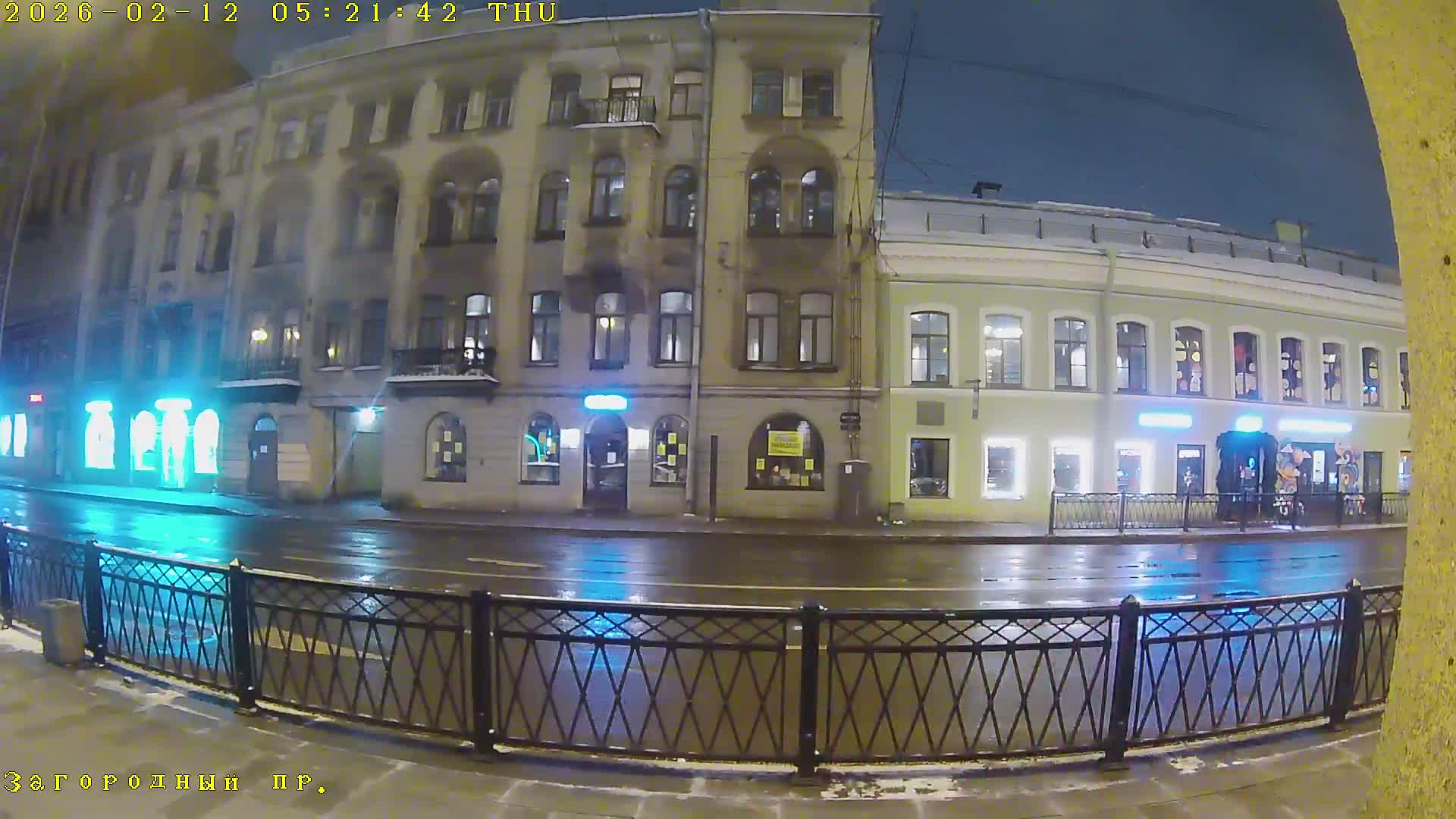 St. Petersburg, Zagorodny Avenue (Zagorodny Prospekt) Live Cam - Vladimirsky, Tsentralny, Saint Petersburg, Northwestern (Severo-Zapadnyy), Russia