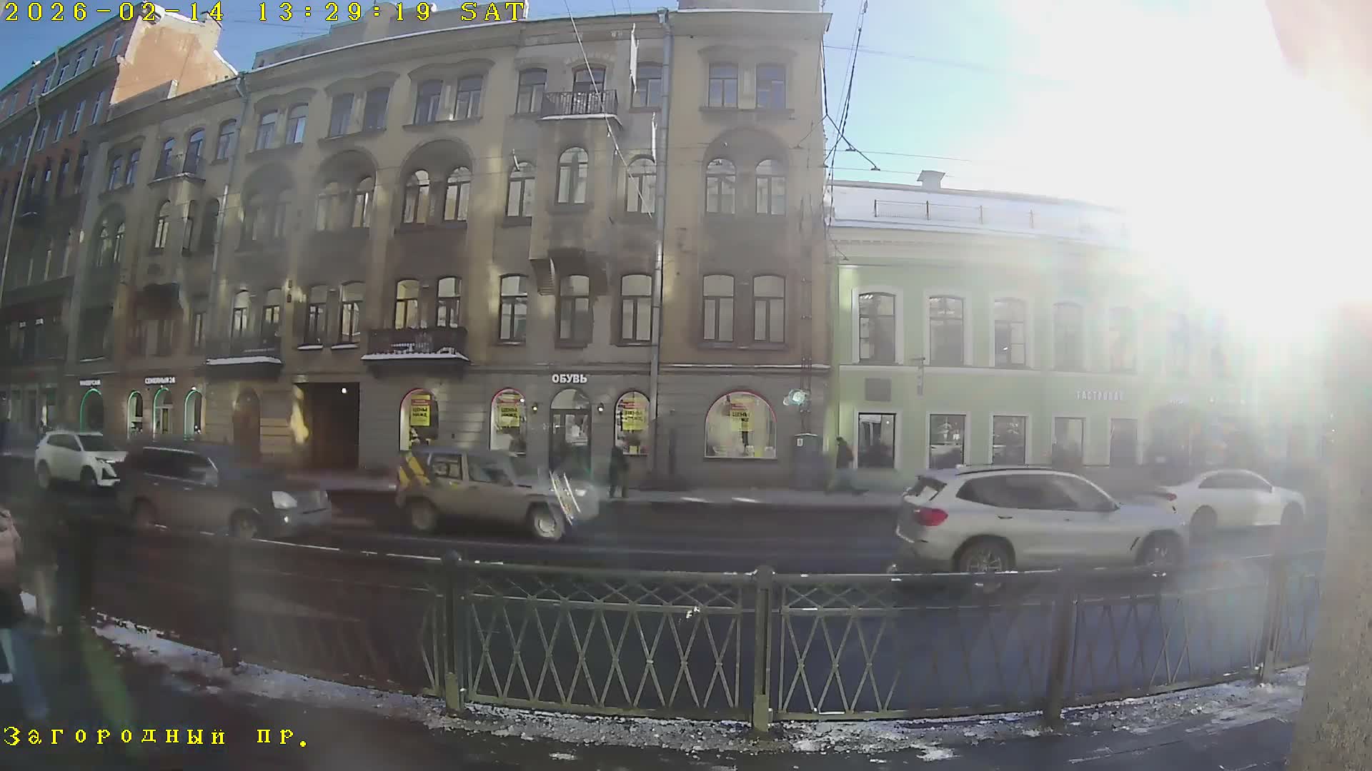 St. Petersburg, Zagorodny Avenue (Zagorodny Prospekt) Live Cam - Vladimirsky, Tsentralny, Saint Petersburg, Northwestern (Severo-Zapadnyy), Russia
