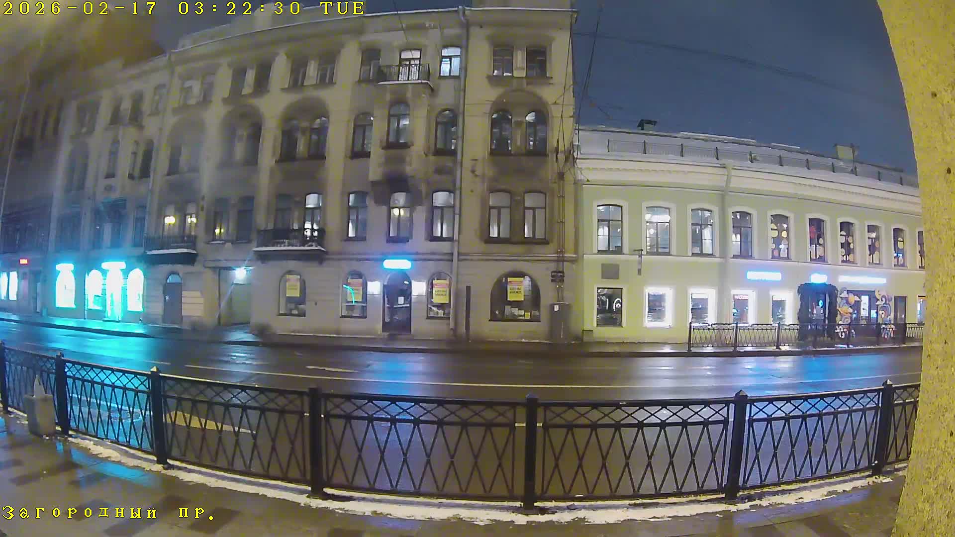 St. Petersburg, Zagorodny Avenue (Zagorodny Prospekt) Live Cam - Vladimirsky, Tsentralny, Saint Petersburg, Northwestern (Severo-Zapadnyy), Russia