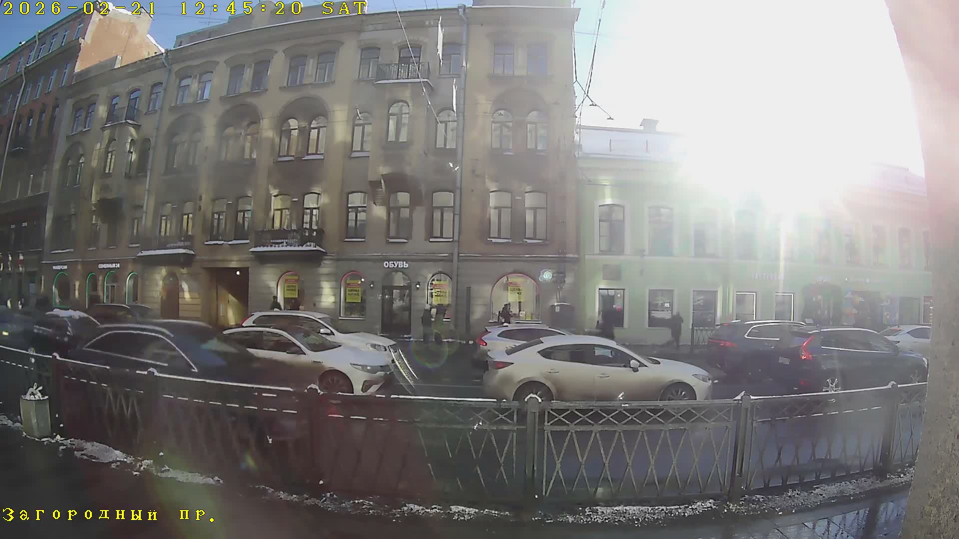 St. Petersburg, Zagorodny Avenue (Zagorodny Prospekt) Live Cam - Vladimirsky, Tsentralny, Saint Petersburg, Northwestern (Severo-Zapadnyy), Russia