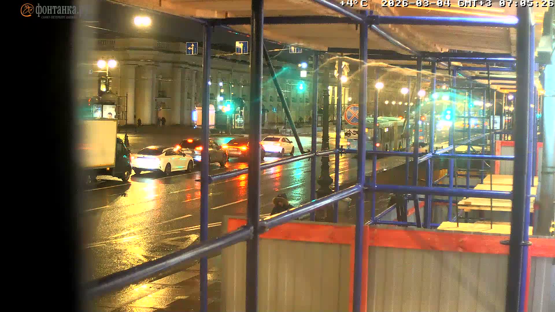 St. Petersburg, Zagorodny Avenue (Zagorodny Prospekt) Live Cam - Vladimirsky, Tsentralny, Saint Petersburg, Northwestern (Severo-Zapadnyy), Russia