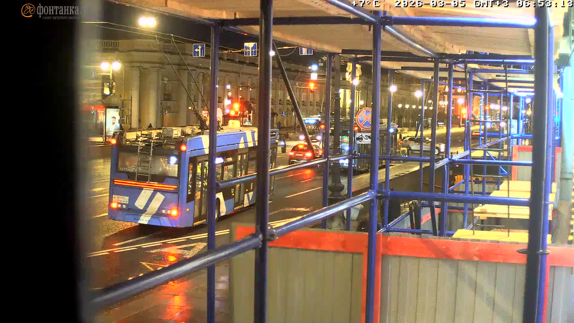 St. Petersburg, Zagorodny Avenue (Zagorodny Prospekt) Live Cam - Vladimirsky, Tsentralny, Saint Petersburg, Northwestern (Severo-Zapadnyy), Russia