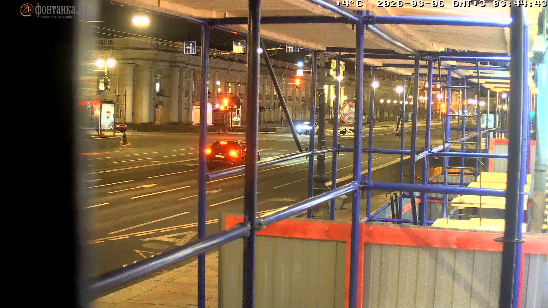 St. Petersburg, Zagorodny Avenue (Zagorodny Prospekt) Live Cam - Vladimirsky, Tsentralny, Saint Petersburg, Northwestern (Severo-Zapadnyy), Russia