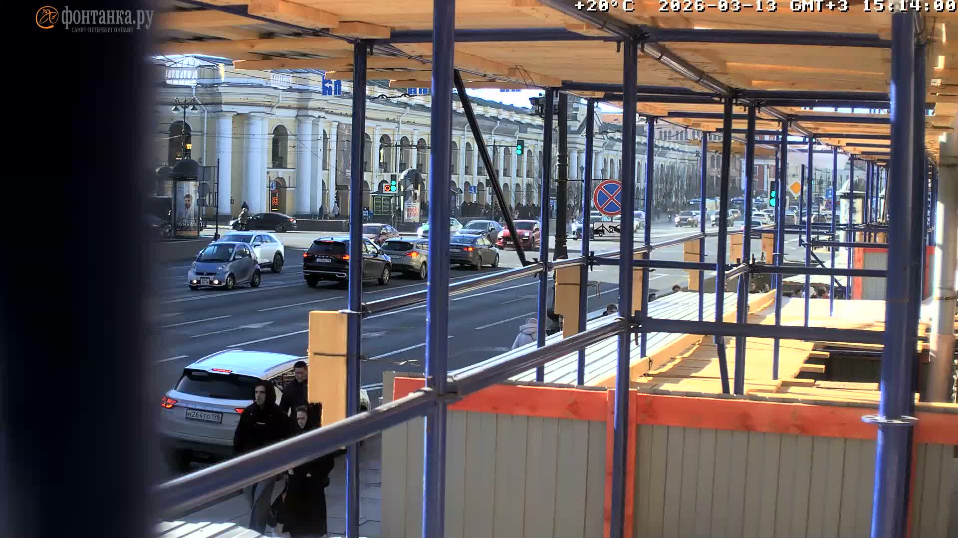 St. Petersburg, Zagorodny Avenue (Zagorodny Prospekt) Live Cam - Vladimirsky, Tsentralny, Saint Petersburg, Northwestern (Severo-Zapadnyy), Russia