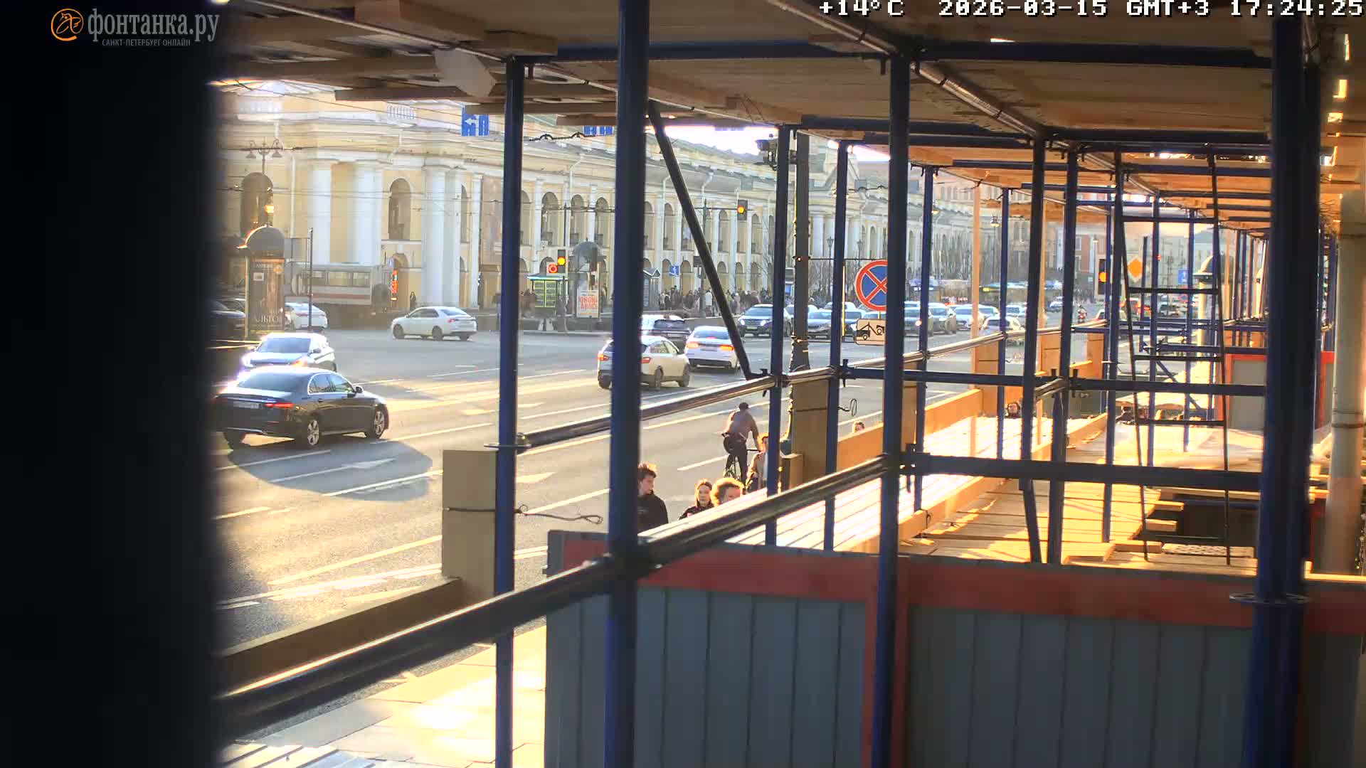 St. Petersburg, Zagorodny Avenue (Zagorodny Prospekt) Live Cam - Vladimirsky, Tsentralny, Saint Petersburg, Northwestern (Severo-Zapadnyy), Russia