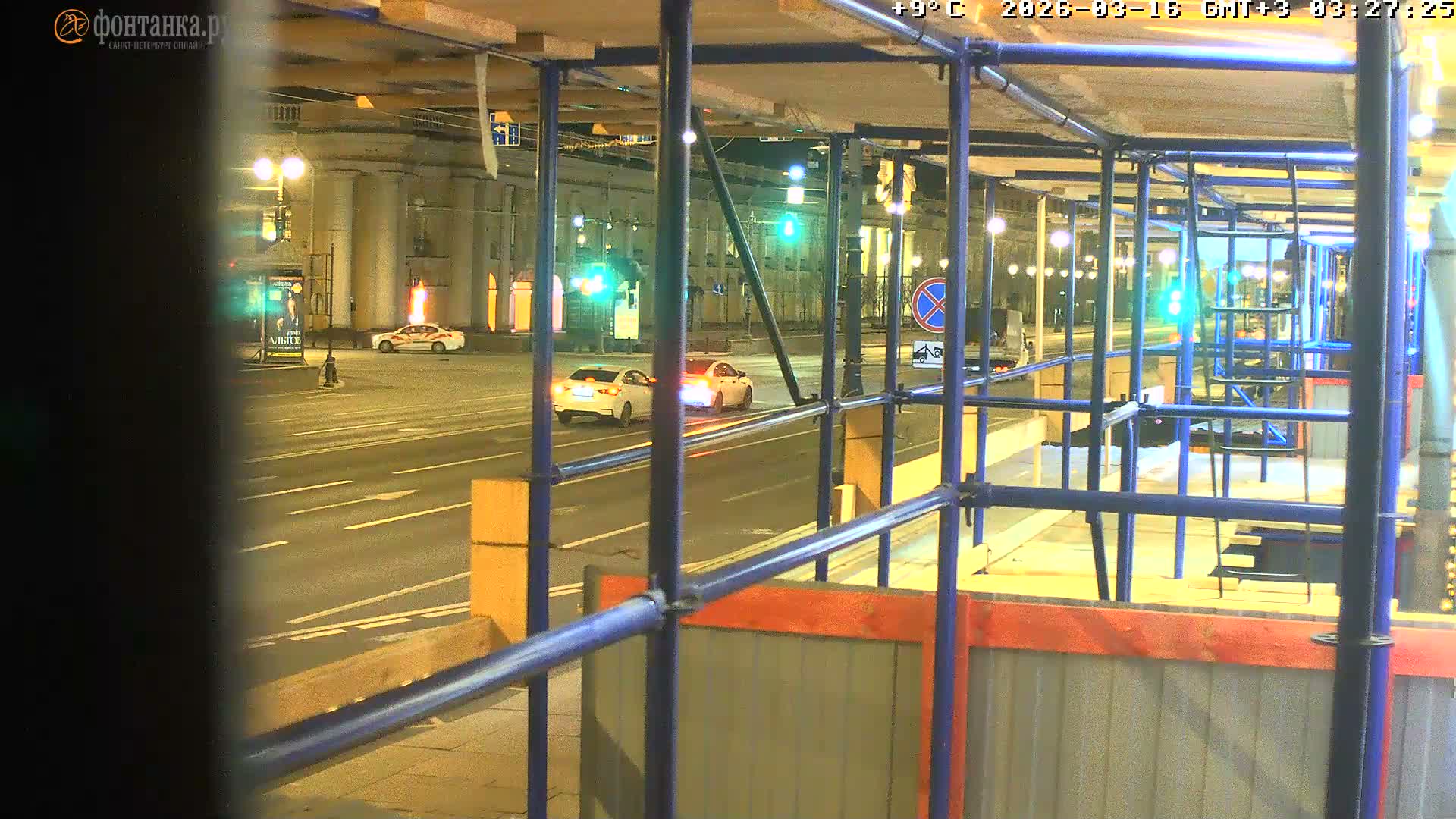St. Petersburg, Zagorodny Avenue (Zagorodny Prospekt) Live Cam - Vladimirsky, Tsentralny, Saint Petersburg, Northwestern (Severo-Zapadnyy), Russia