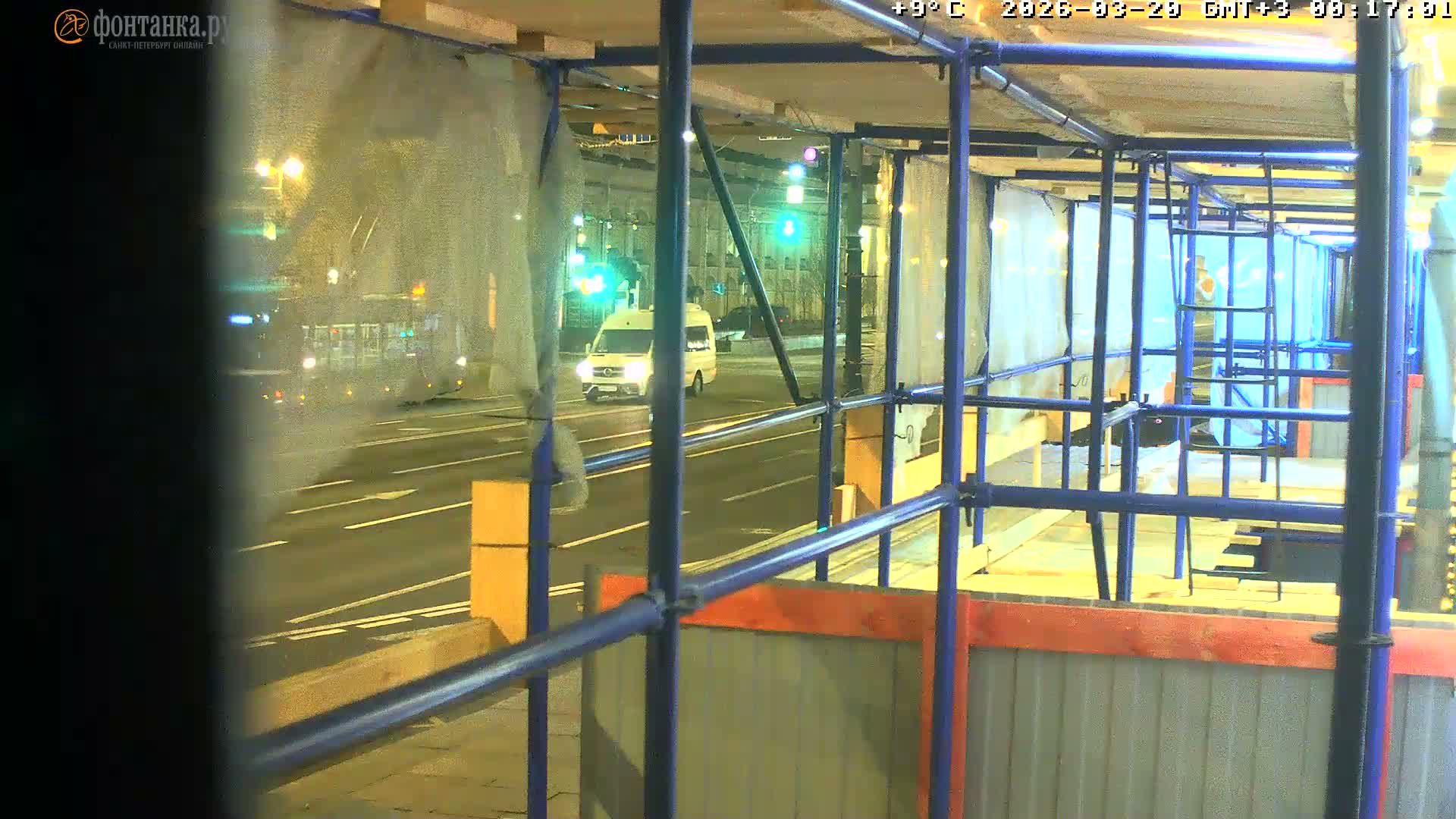 St. Petersburg, Zagorodny Avenue (Zagorodny Prospekt) Live Cam - Vladimirsky, Tsentralny, Saint Petersburg, Northwestern (Severo-Zapadnyy), Russia