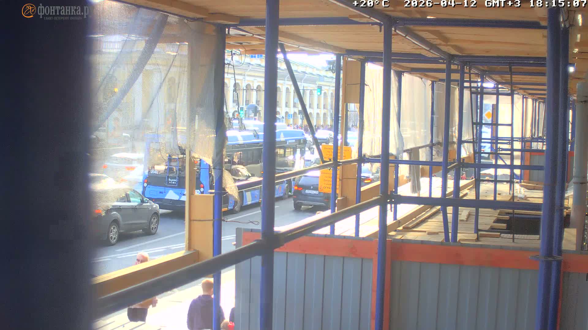 St. Petersburg, Zagorodny Avenue (Zagorodny Prospekt) Live Cam - Vladimirsky, Tsentralny, Saint Petersburg, Northwestern (Severo-Zapadnyy), Russia