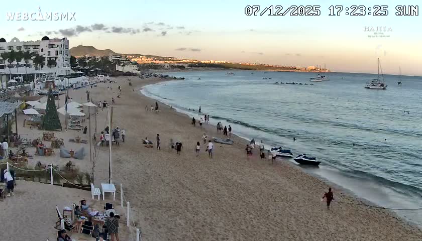 Cabo San Lucas, Playa El Medano Beach towards East View Live Cam - El Medano Ejidal, Los Cabos, Baja California Sur, Mexico