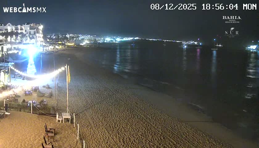 Cabo San Lucas, Playa El Medano Beach towards East View Live Cam - El Medano Ejidal, Los Cabos, Baja California Sur, Mexico