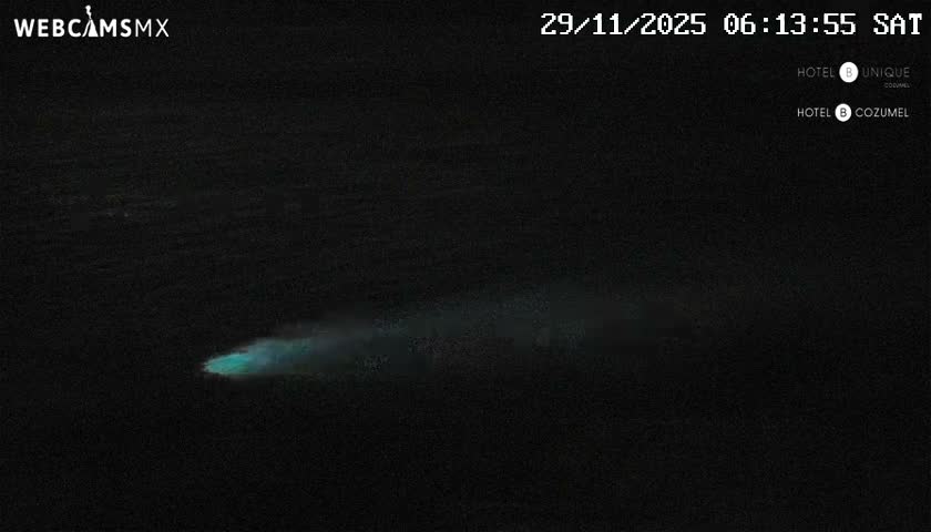 Cozumel Hotel B and Hotel Unique Coast Live Cam - Zona Hotelera Sur, San Mugiel de Cozumel, Municipio de Cozumel, Quintana Roo, Mexico