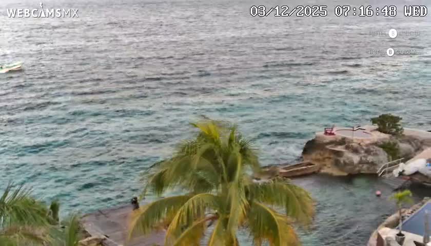 Cozumel Hotel B and Hotel Unique Coast Live Cam - Zona Hotelera Sur, San Mugiel de Cozumel, Municipio de Cozumel, Quintana Roo, Mexico