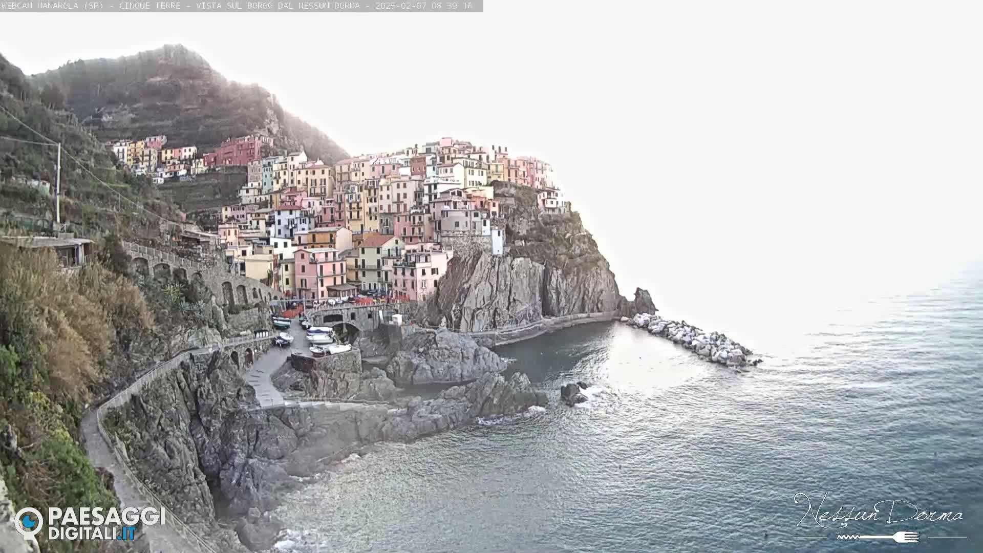 Manarola City Live Cam - La Spezia, Linguria, Italy