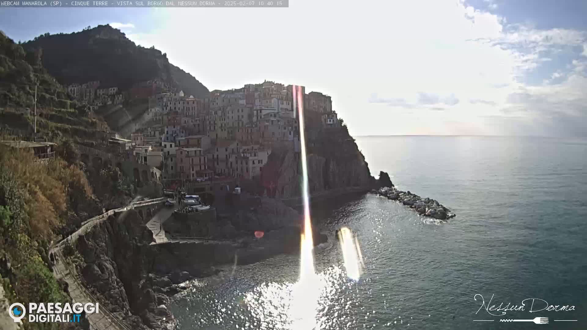 Manarola City Live Cam - La Spezia, Linguria, Italy