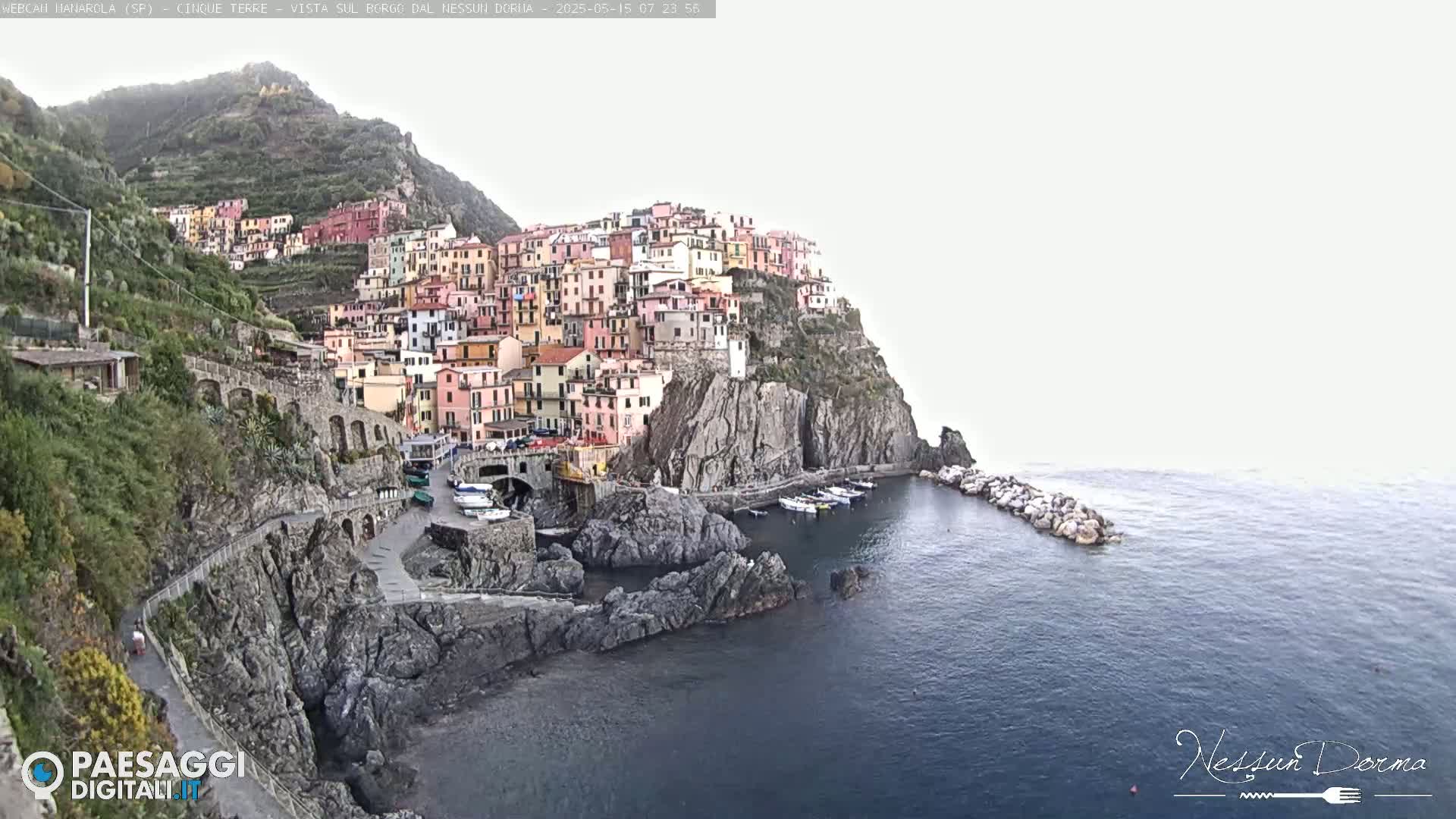 Manarola City Live Cam - La Spezia, Linguria, Italy