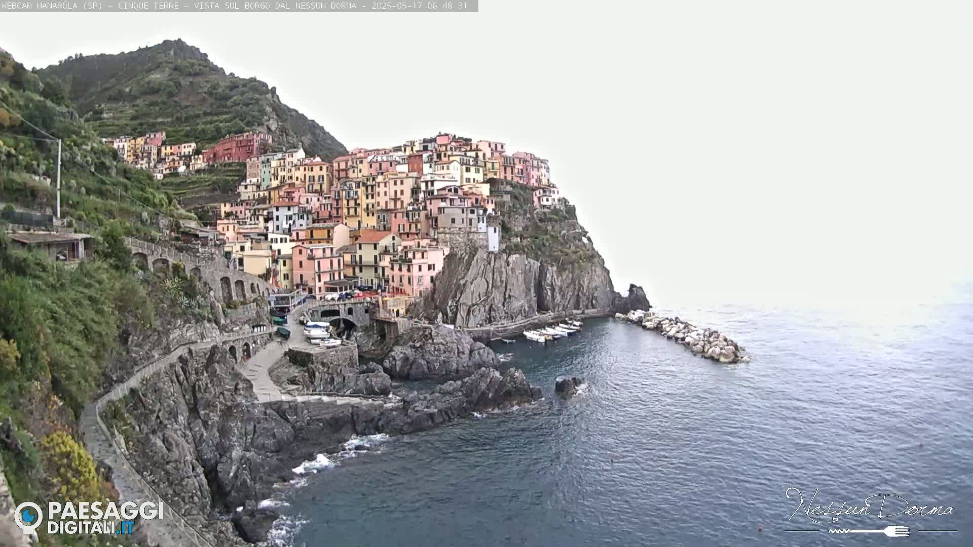 Manarola City Live Cam - La Spezia, Linguria, Italy