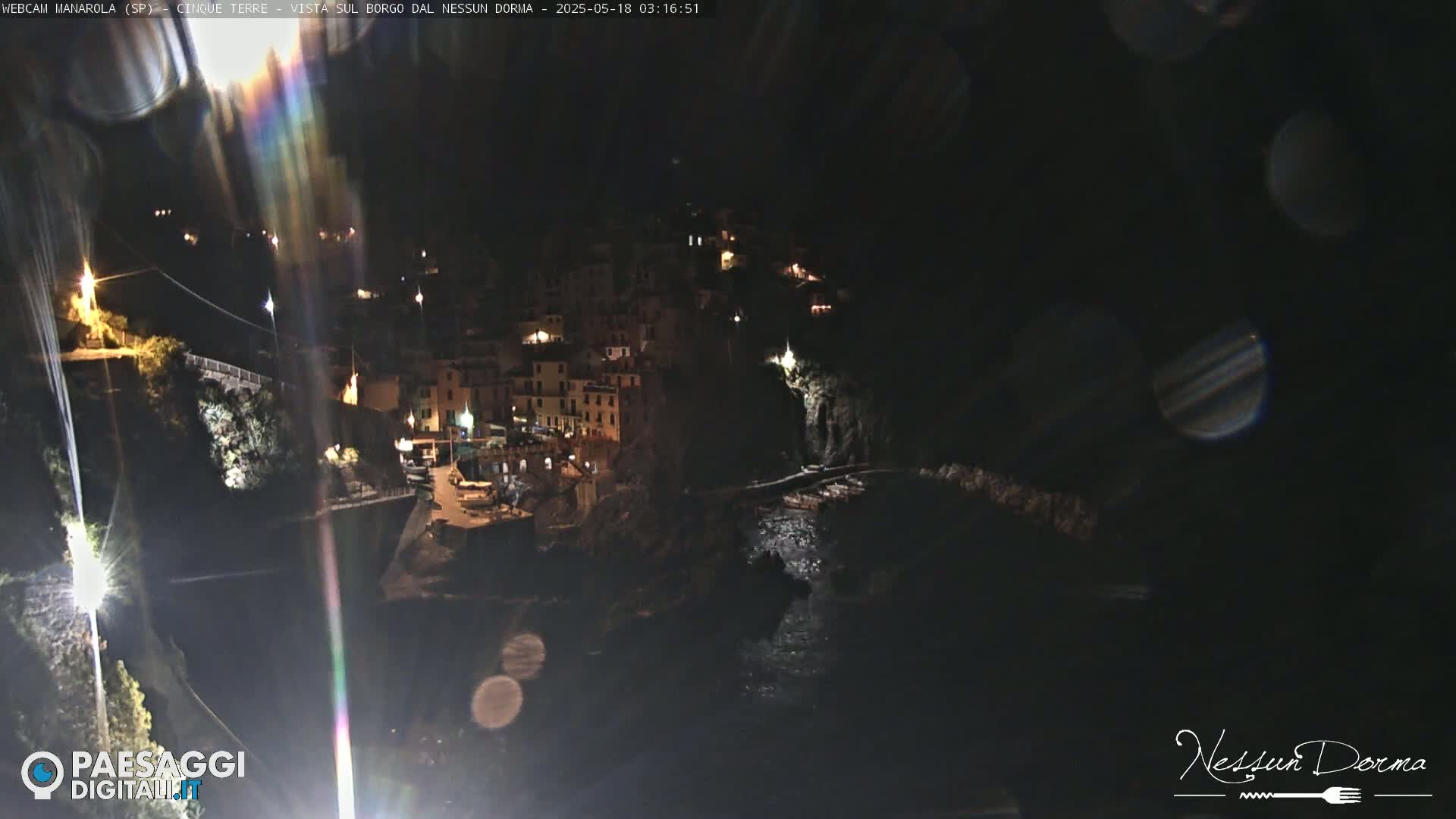Manarola City Live Cam - La Spezia, Linguria, Italy