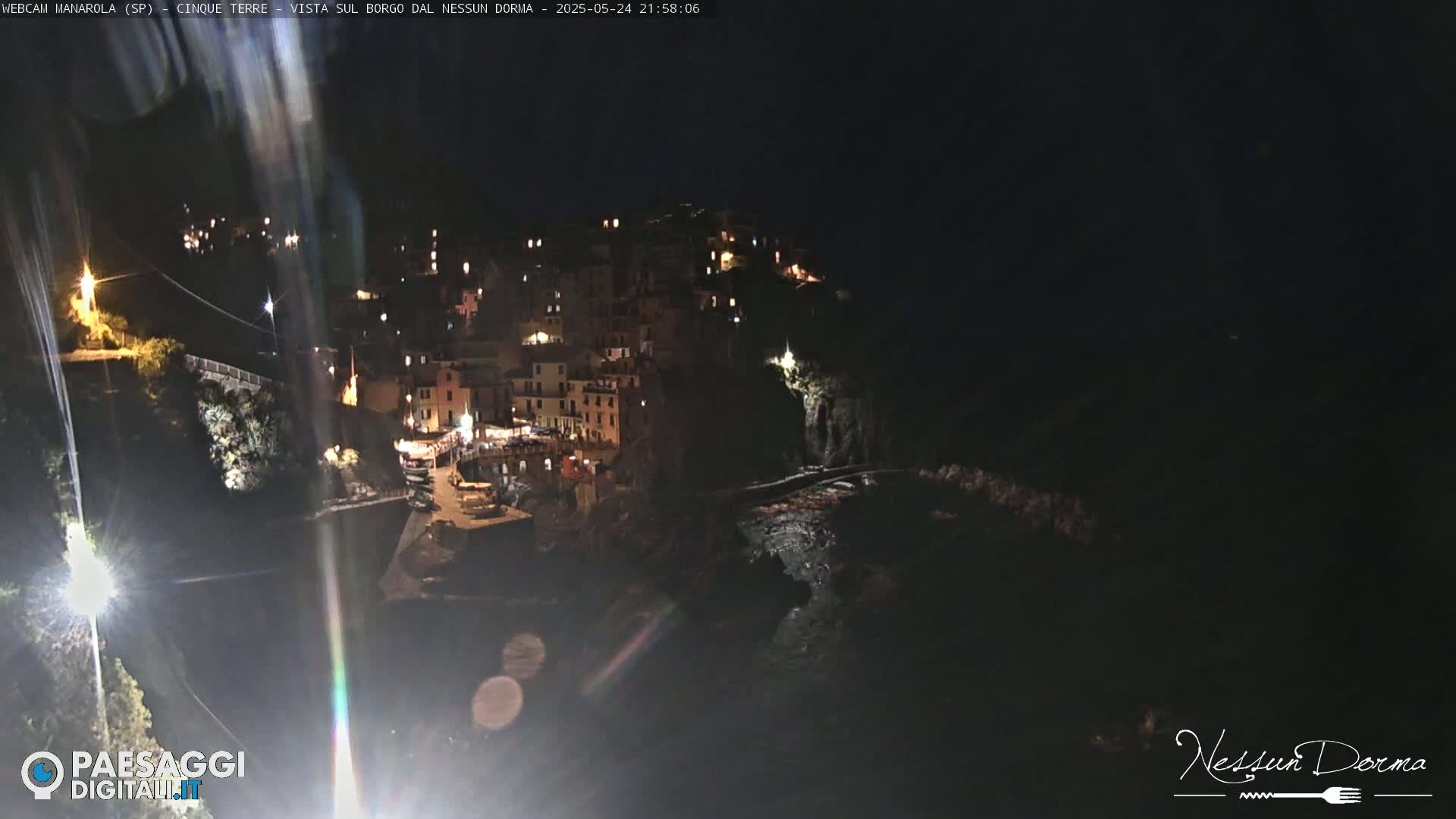 Manarola City Live Cam - La Spezia, Linguria, Italy
