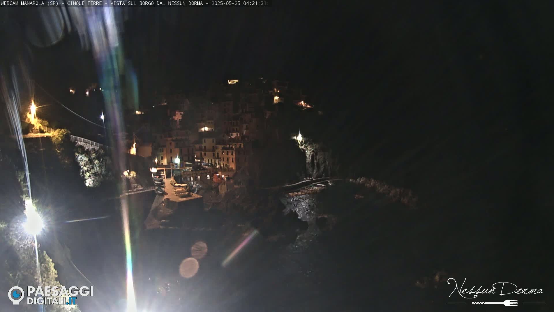 Manarola City Live Cam - La Spezia, Linguria, Italy