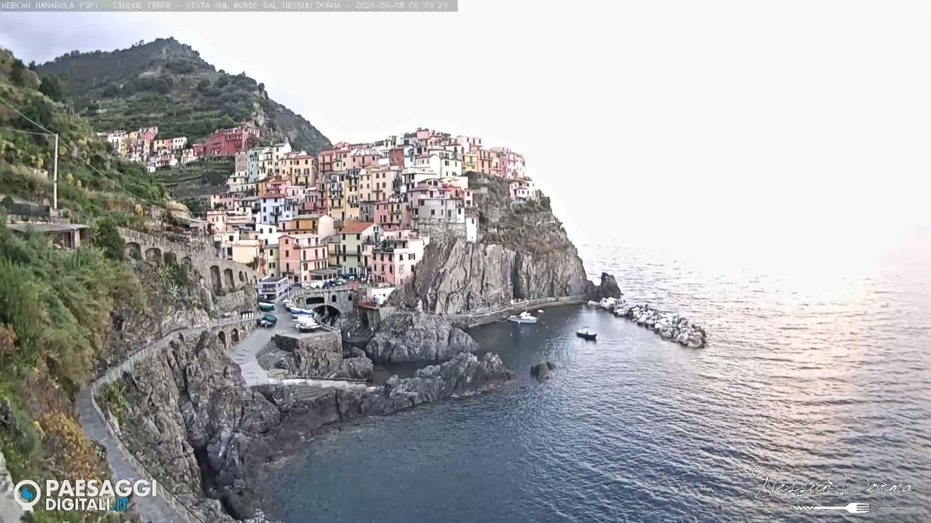Manarola City Live Cam - La Spezia, Linguria, Italy
