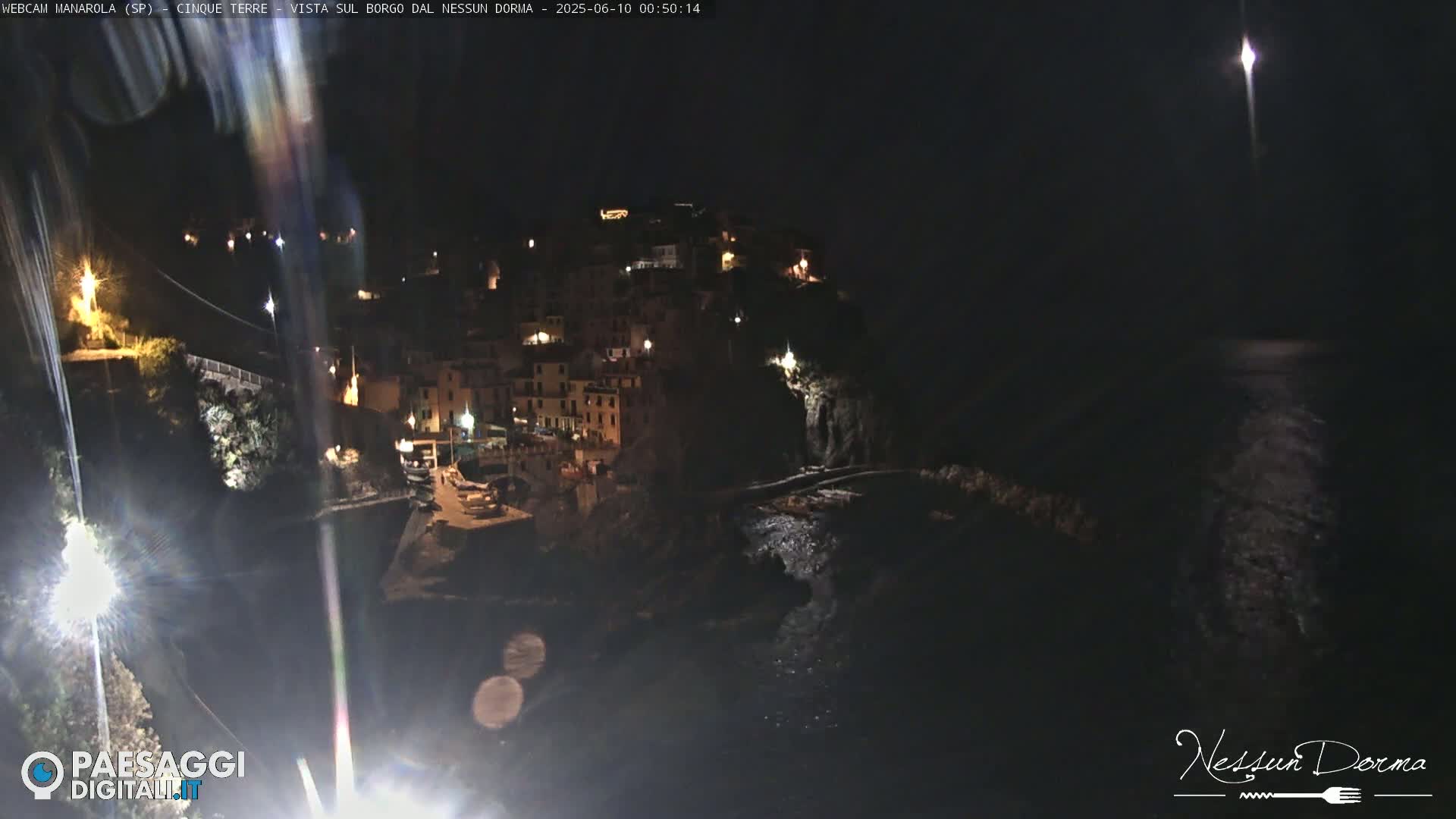Manarola City Live Cam - La Spezia, Linguria, Italy