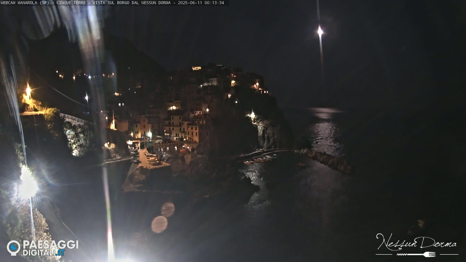 Manarola City Live Cam - La Spezia, Linguria, Italy