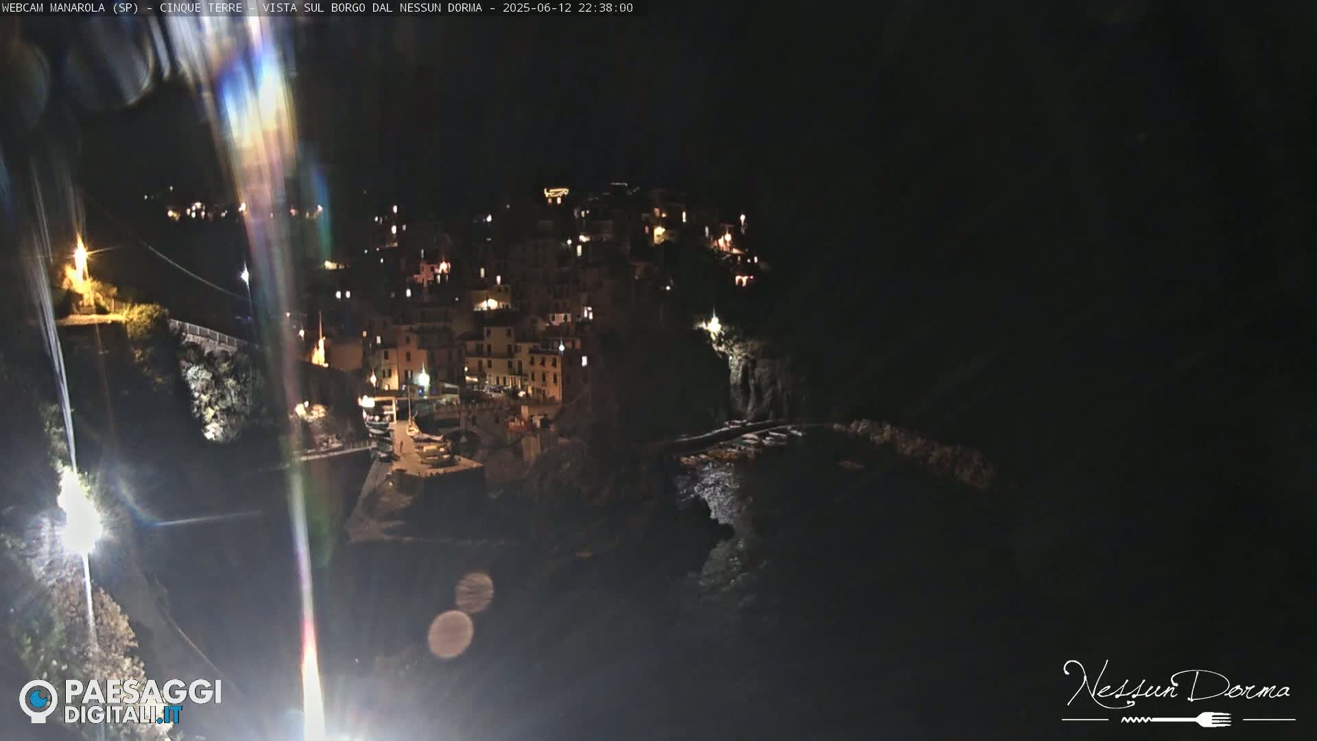 Manarola City Live Cam - La Spezia, Linguria, Italy