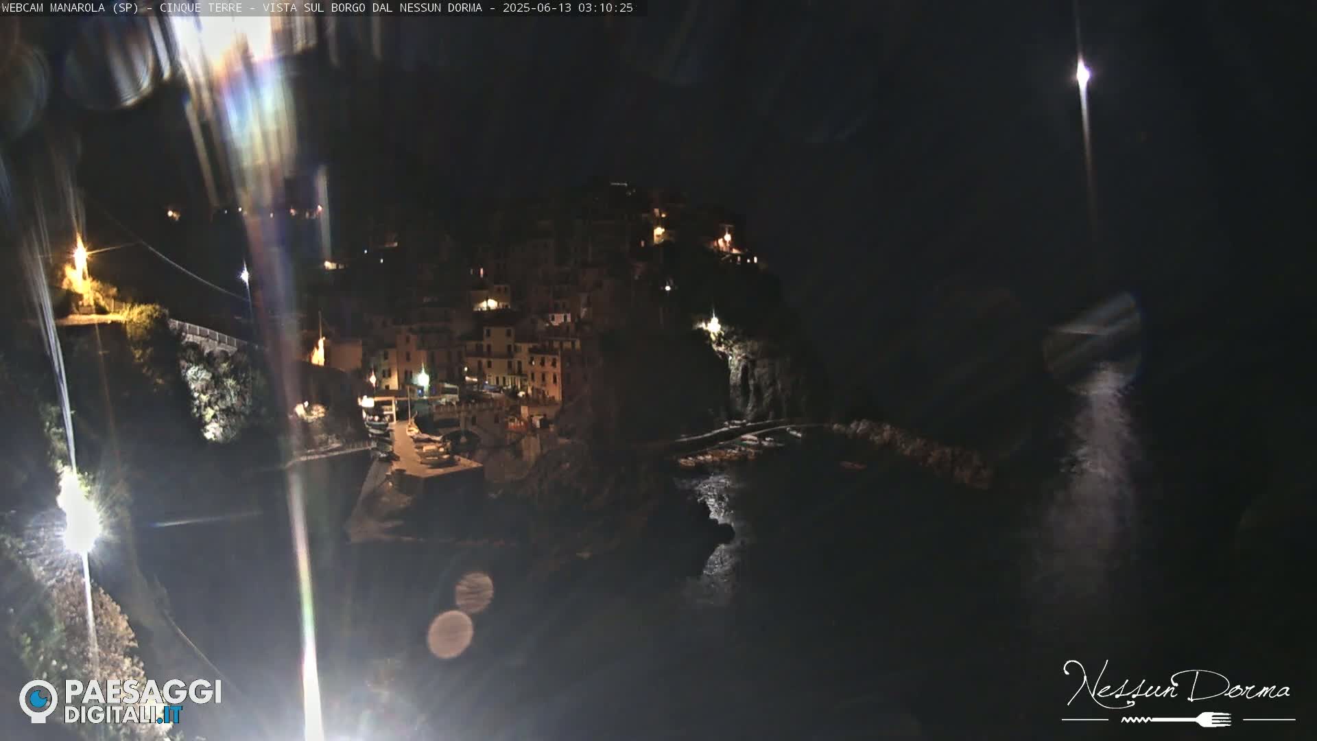 Manarola City Live Cam - La Spezia, Linguria, Italy