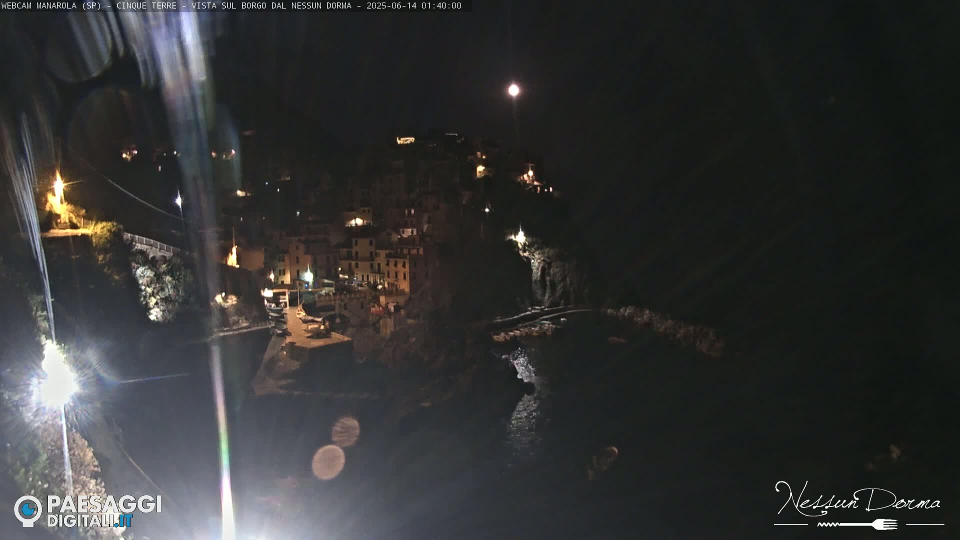 Manarola City Live Cam - La Spezia, Linguria, Italy