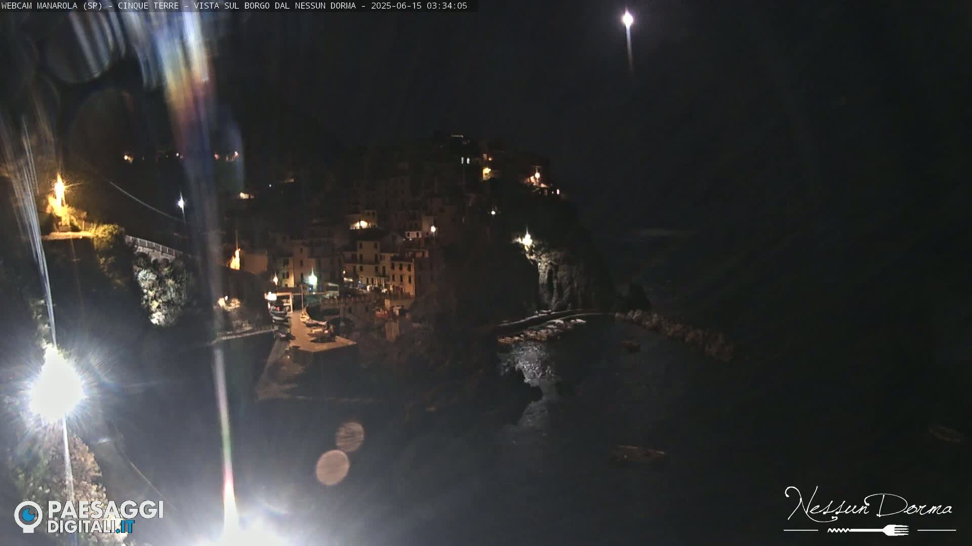 Manarola City Live Cam - La Spezia, Linguria, Italy