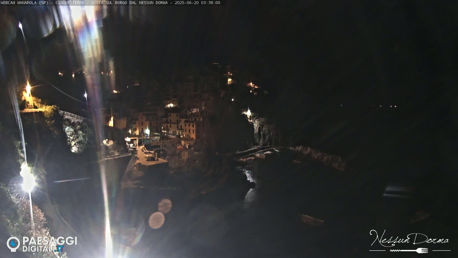 Cinque Terre, Manarola Village Live Cam - La Spezia, Linguria, Italy
