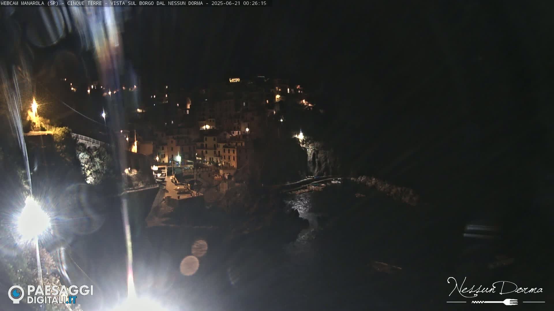 Cinque Terre, Manarola Village Live Cam - La Spezia, Linguria, Italy