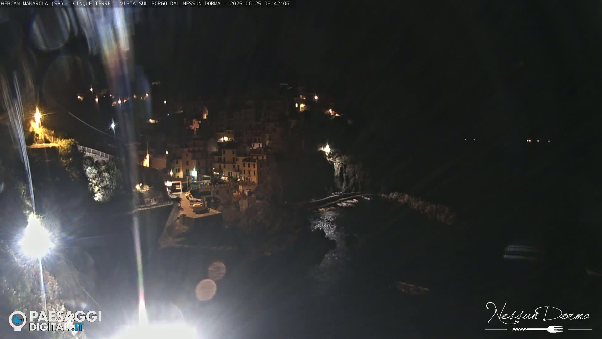 Cinque Terre, Manarola Village Live Cam - La Spezia, Linguria, Italy