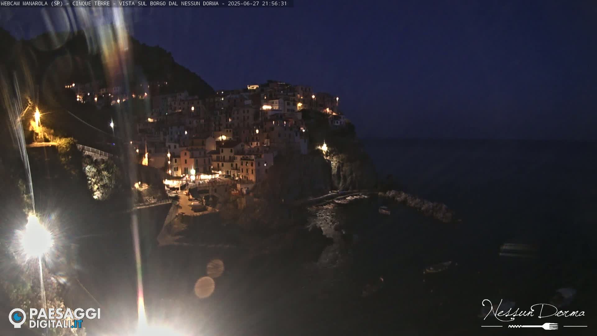 Cinque Terre, Manarola Village Live Cam - La Spezia, Linguria, Italy