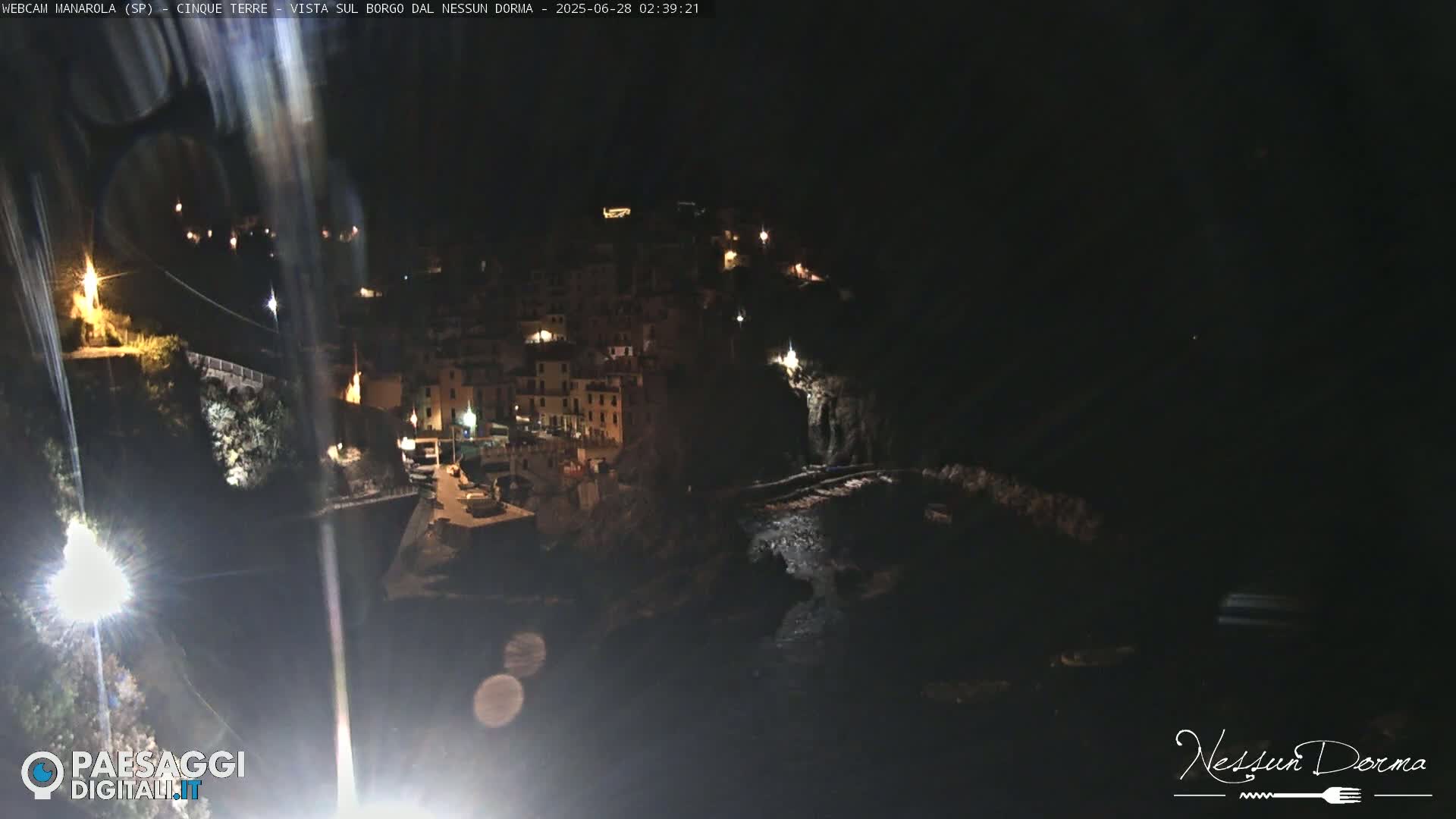 Cinque Terre, Manarola Village Live Cam - La Spezia, Linguria, Italy