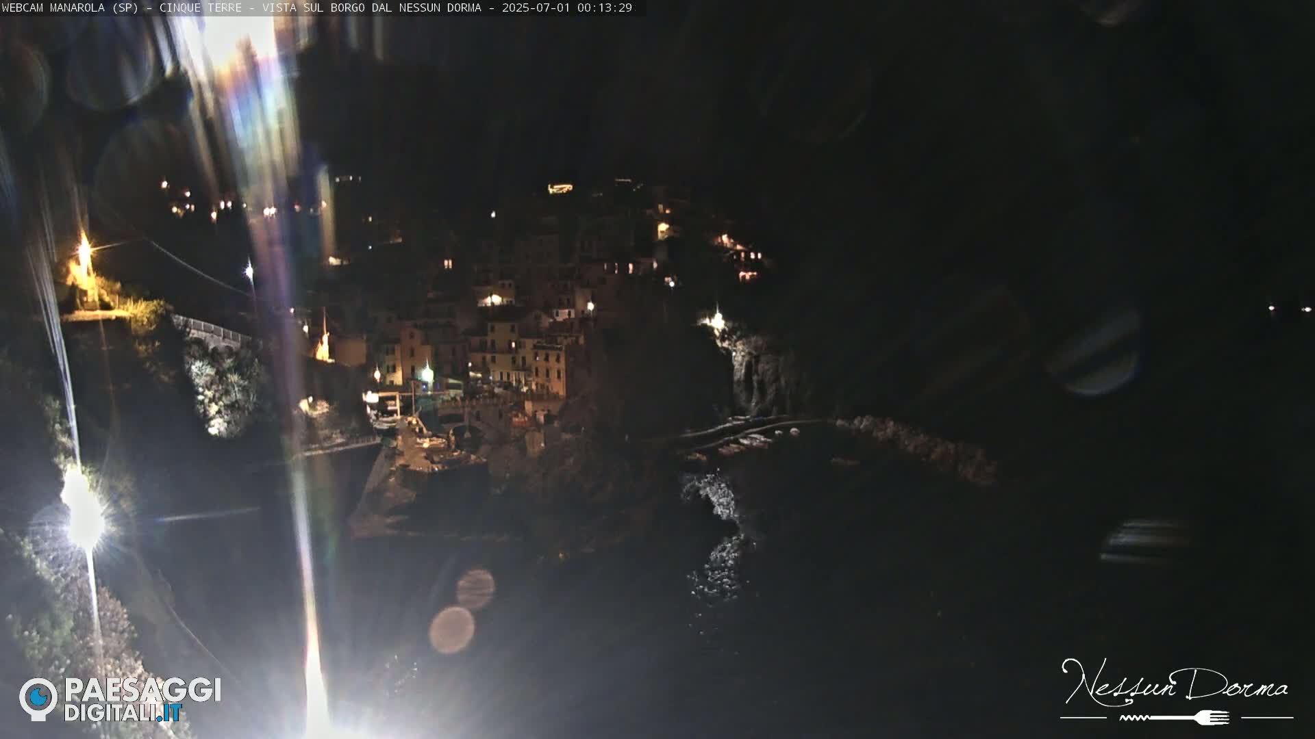 Cinque Terre, Manarola Village Live Cam - La Spezia, Linguria, Italy