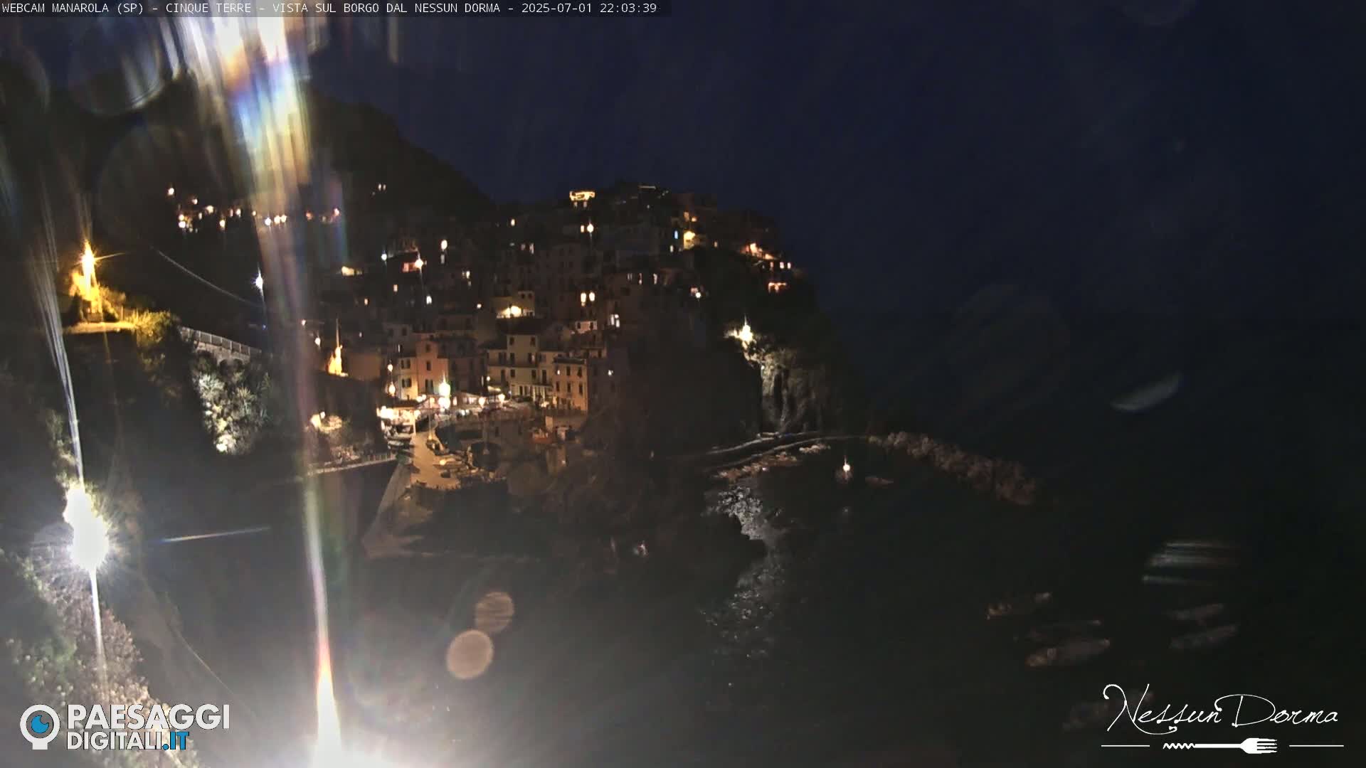 Cinque Terre, Manarola Village Live Cam - La Spezia, Linguria, Italy