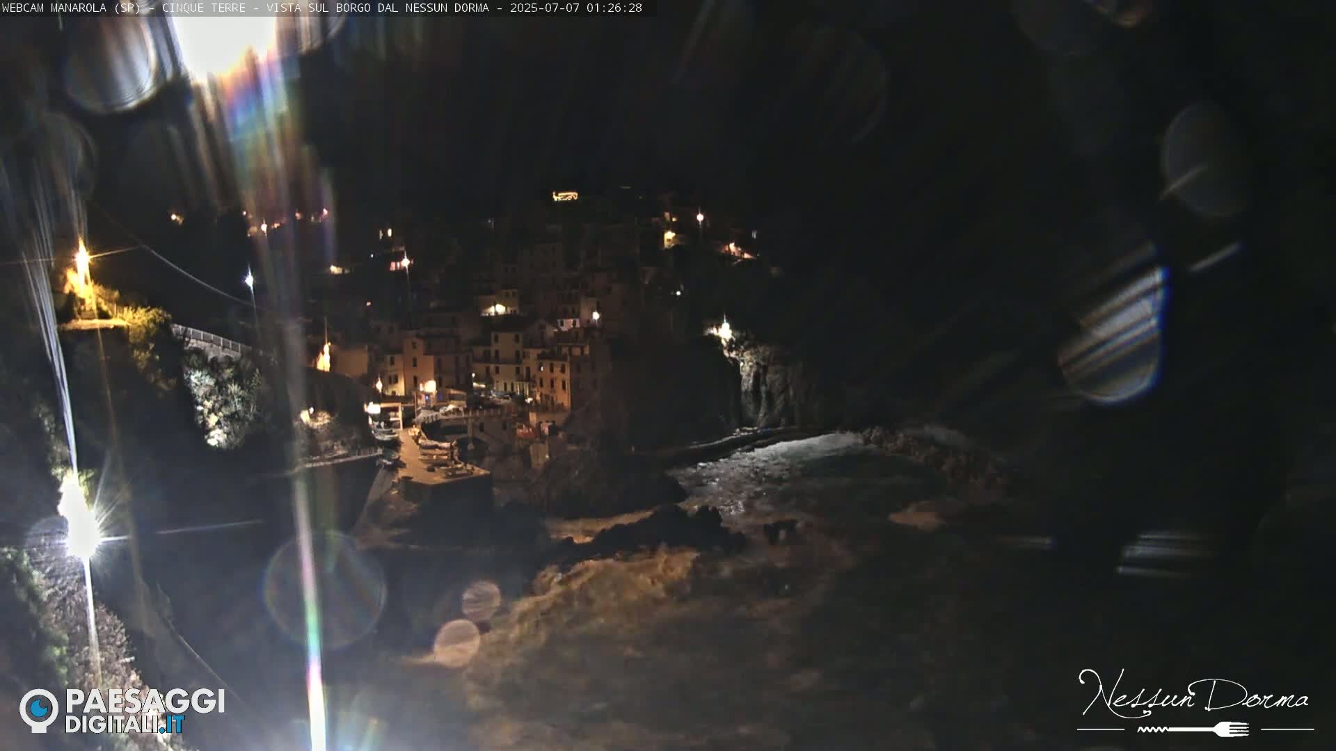 Cinque Terre, Manarola Village Live Cam - La Spezia, Linguria, Italy