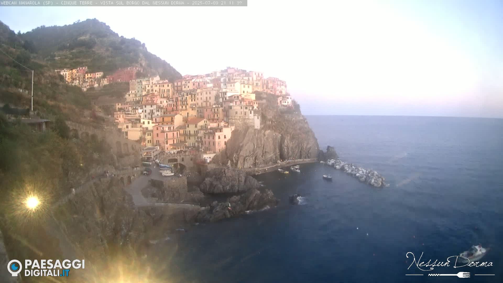 Cinque Terre, Manarola Village Live Cam - La Spezia, Linguria, Italy