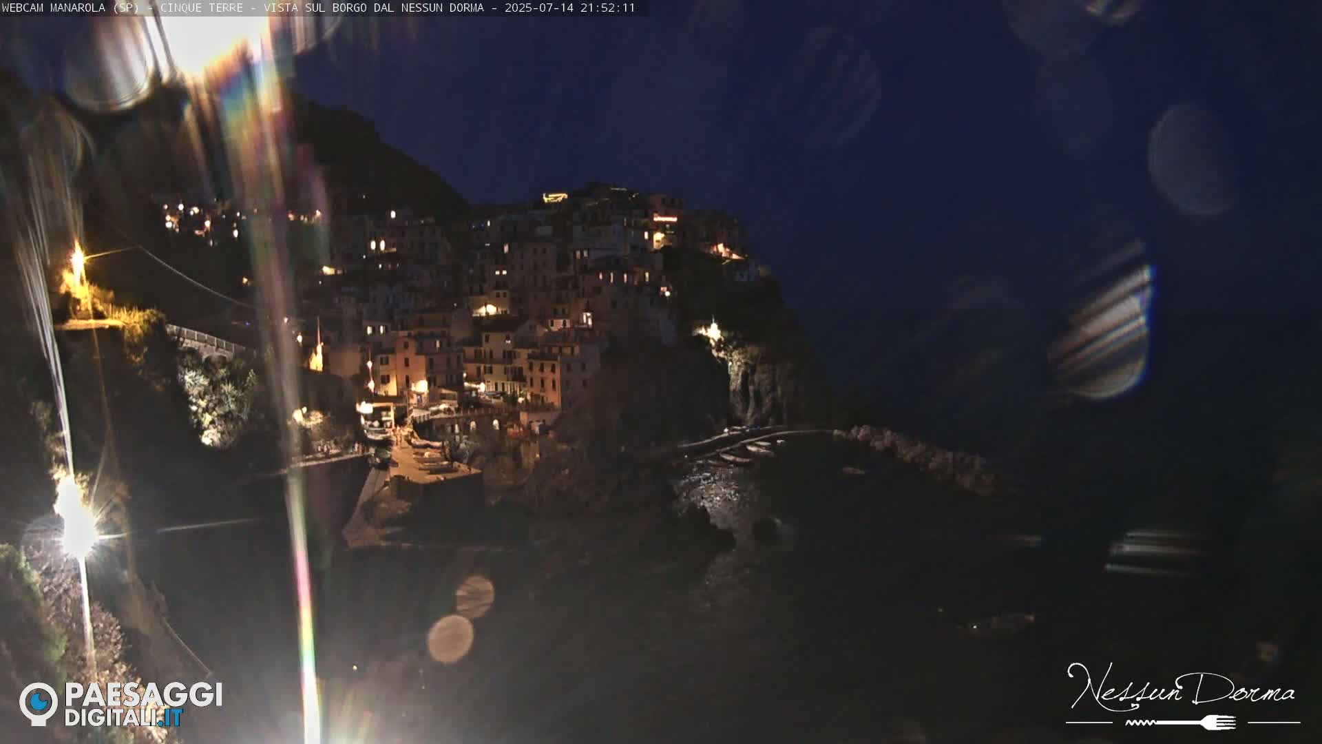Cinque Terre, Manarola Village Live Cam - La Spezia, Linguria, Italy